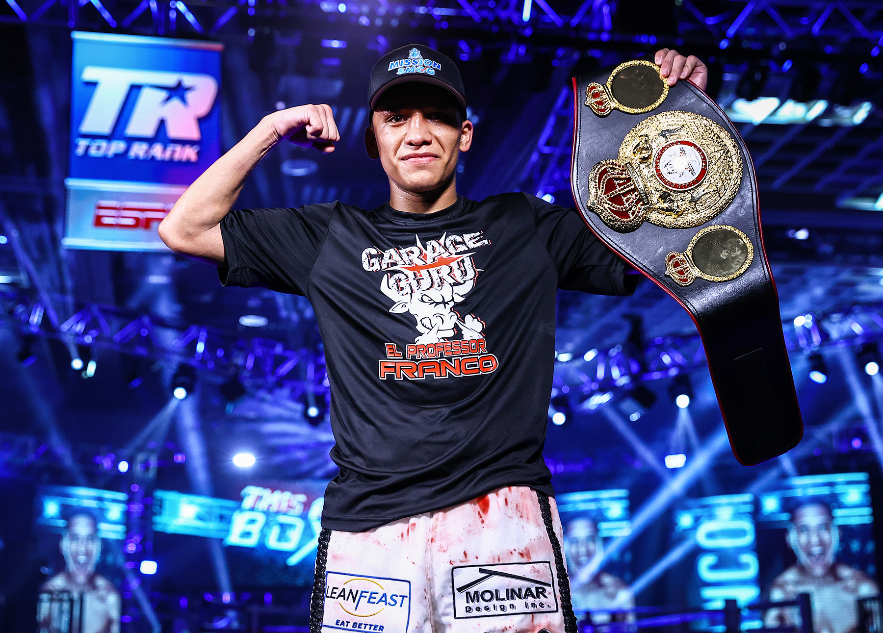 JOSHUA ‘THE PROFESSOR’ FRANCO DEFEATS ANDREW ‘THE MONSTER’ MOLONEY TO BECOME THE WBA SUPER FLYWEIGHT WORLD CHAMPION
