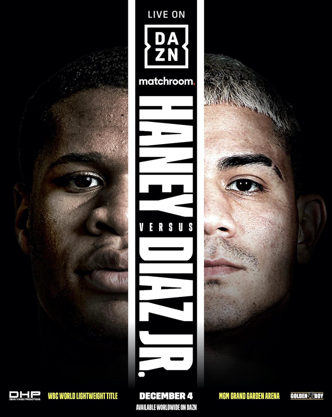 Haney Defends World Crown Against Diaz Jr. in Las Vegas on December 4