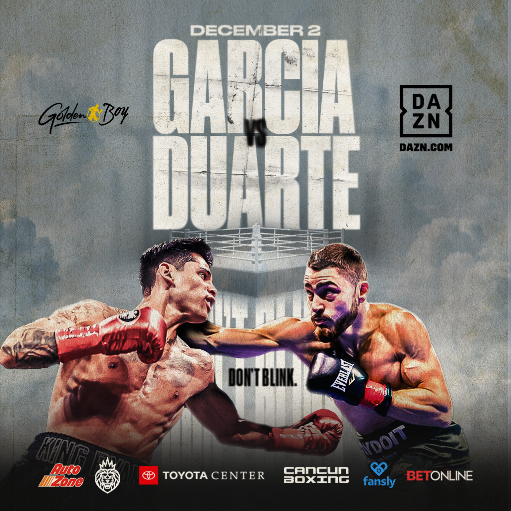 December 2: Garcia vs. Duarte