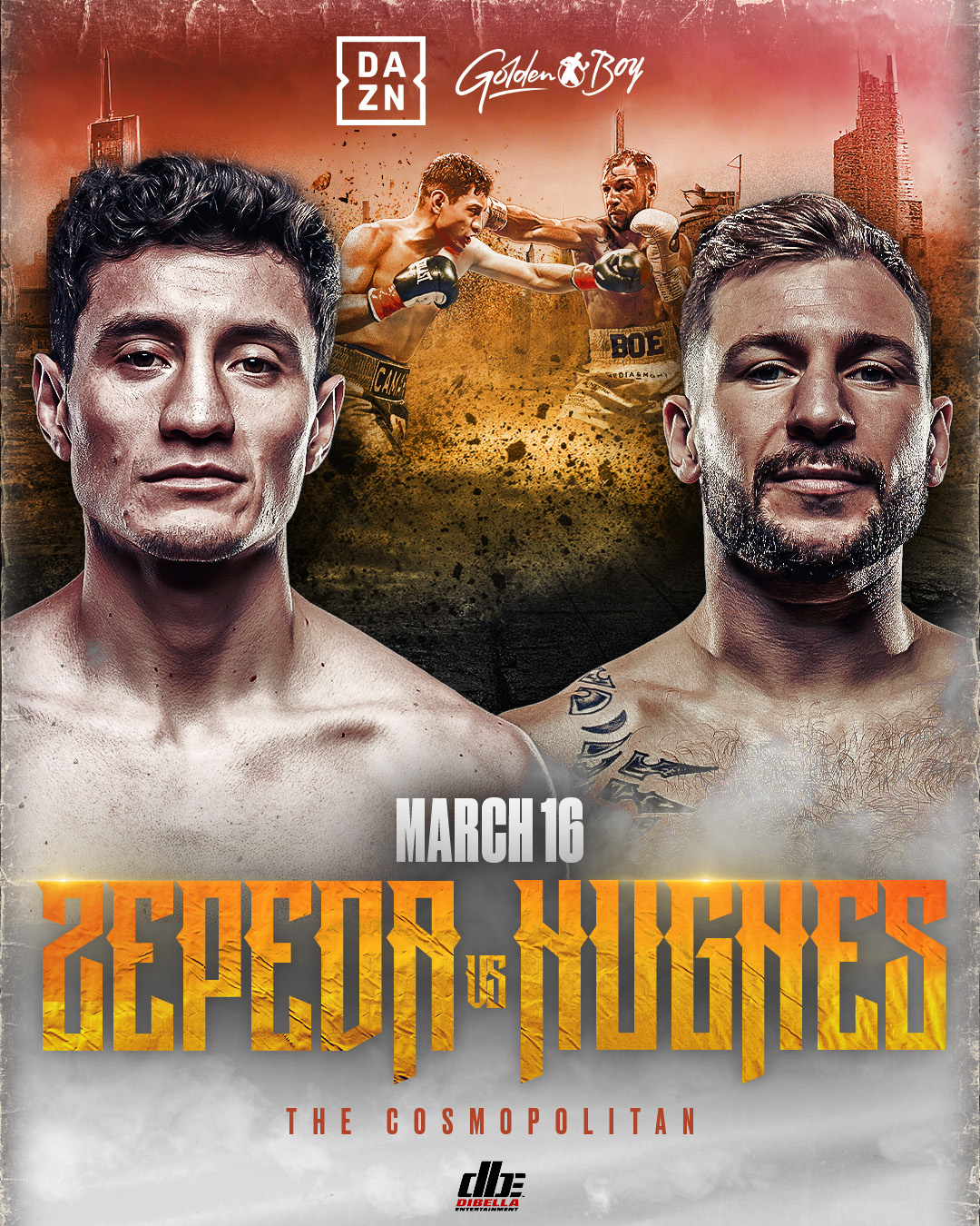 WORLD CHAMPIONSHIP BOUND: THE KNOCKOUT MACHINE WILLIAM “EL CAMARÓN” ZEPEDA TO FACE FORMER WORLD CHAMPION MAXI “MAXIMUS” HUGHES IN IBF AND WBA ELIMINATOR FIGHT